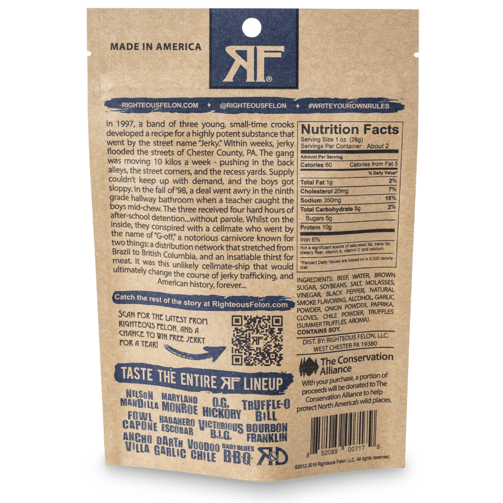 Truffle-O Bill Beef Jerky C8
