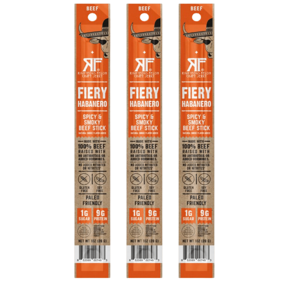 Fiery Habanero Beef Stick (3-Pack) K6