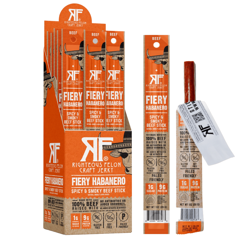 Fiery Habanero Beef Stick (24-Pack) A0