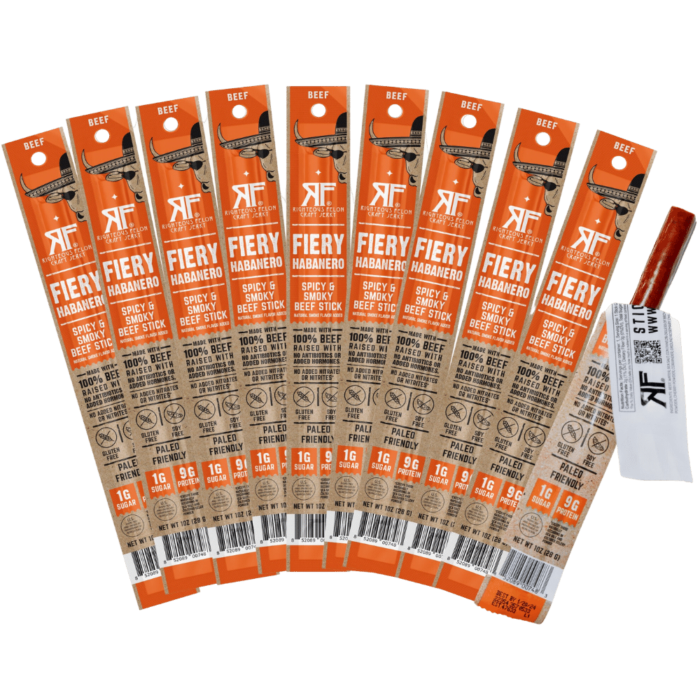 Fiery Habanero Beef Stick (10-Pack) S0