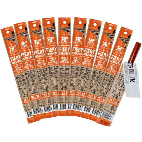 Fiery Habanero Beef Stick (10-Pack) S0