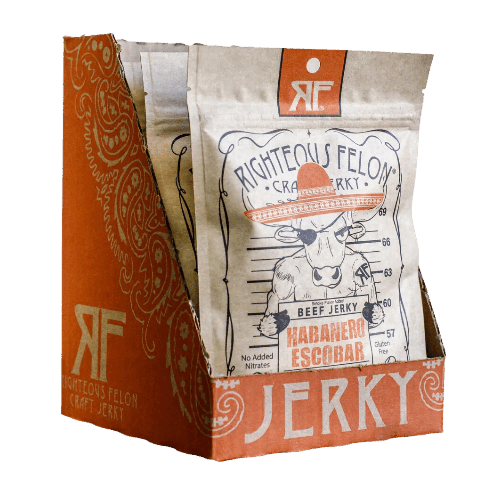 Habanero Escobar Beef Jerky (8-pack) D2