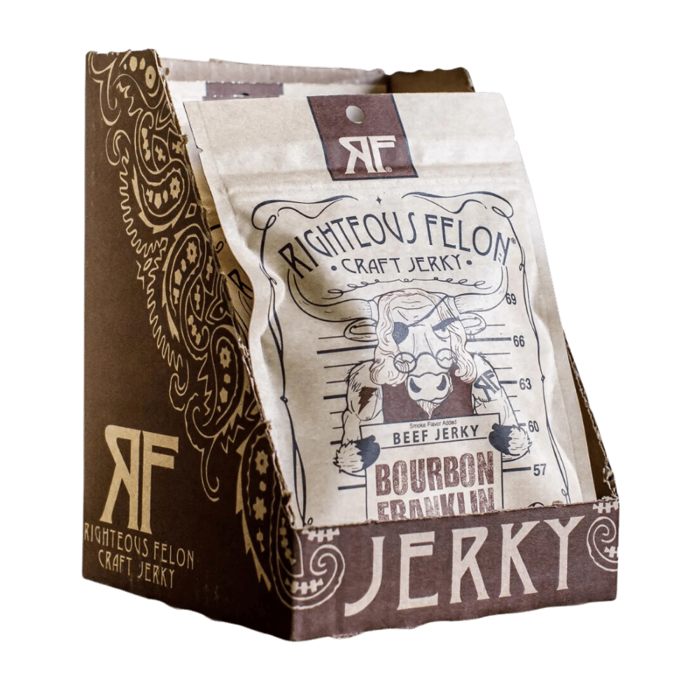 Bourbon Franklin Beef Jerky (8-pack) R7
