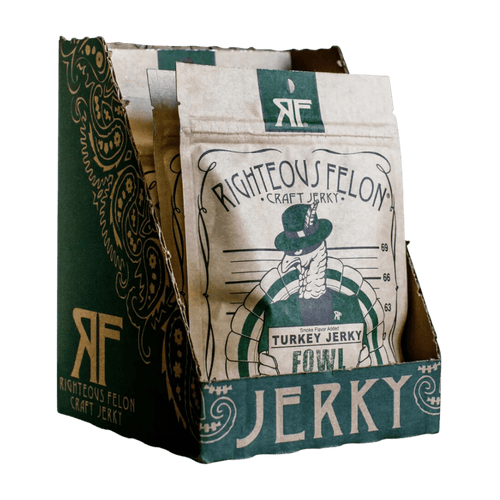 Fowl Capone Turkey Jerky (8-pack) T9