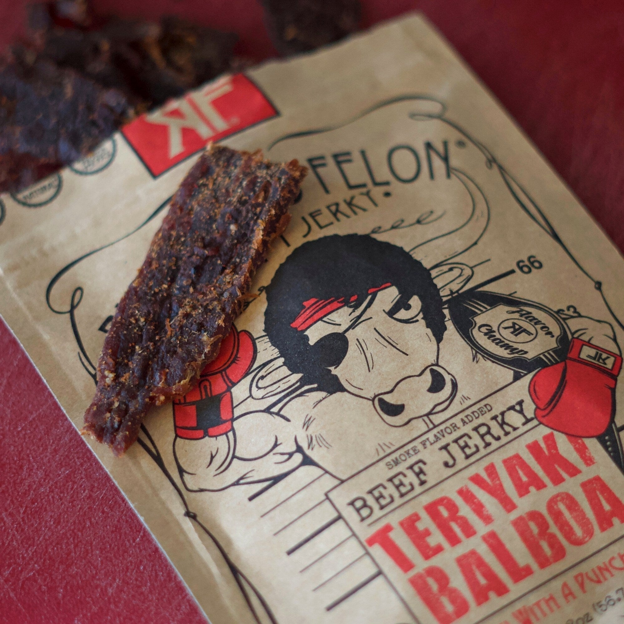 Teriyaki Balboa Beef Jerky (8-pack) Y1
