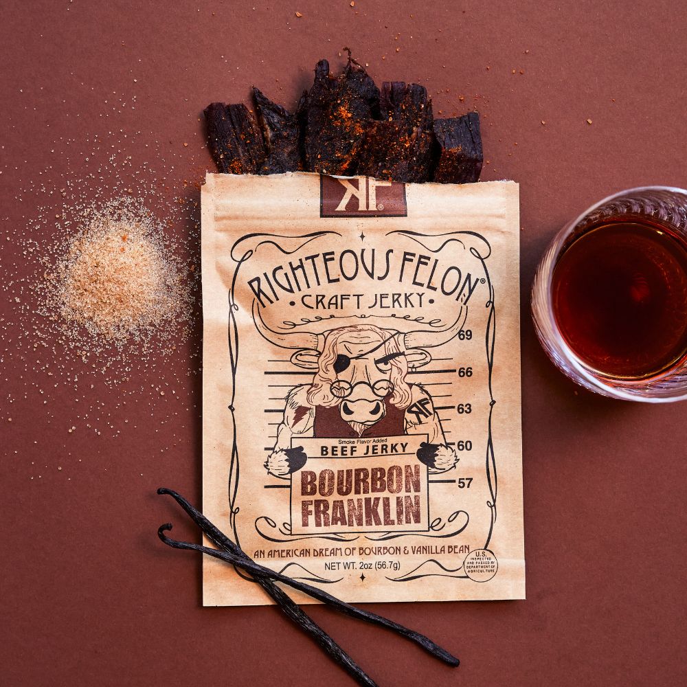 Bourbon Franklin Beef Jerky F3