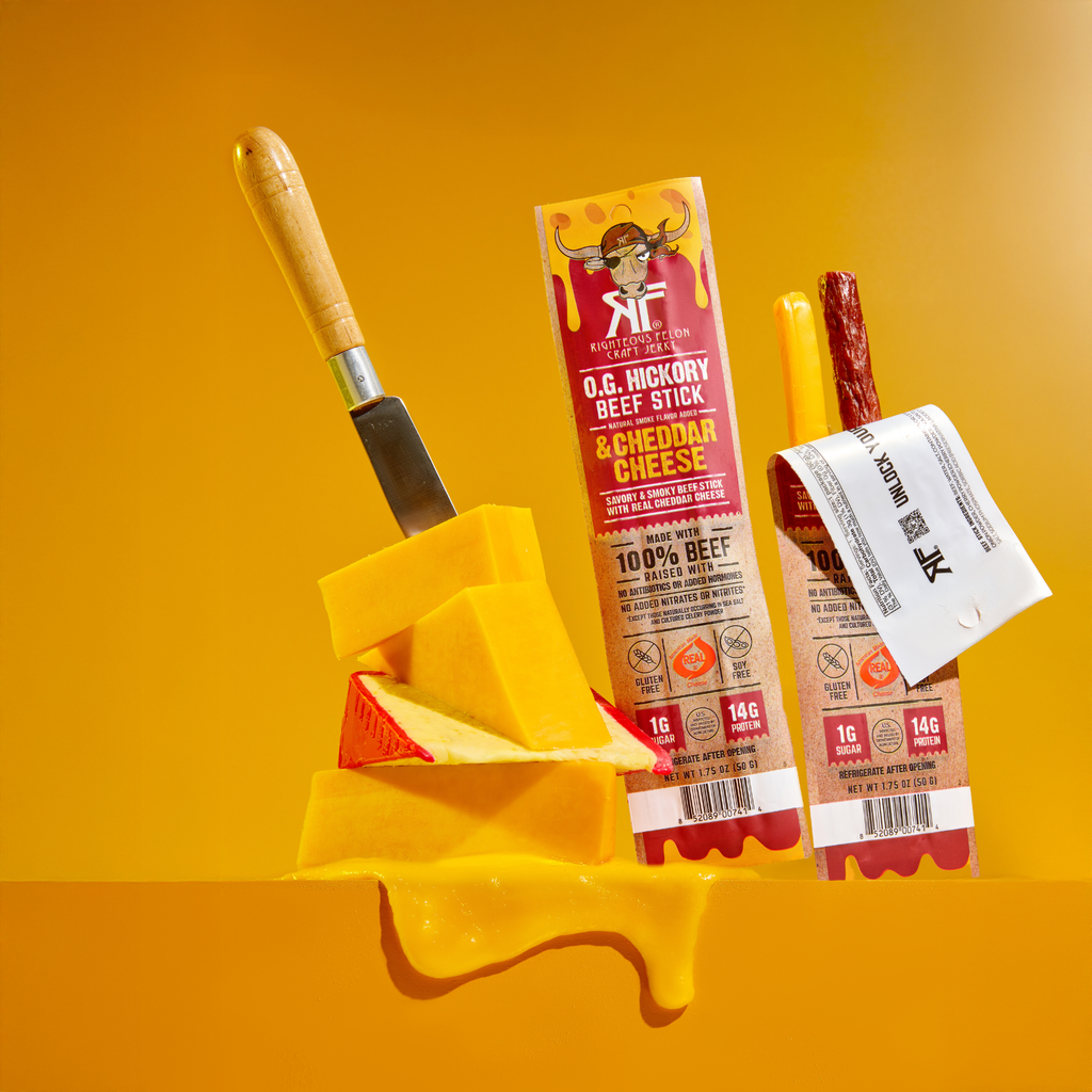 NEW Side-by-Side Beef & Cheese Sticks (10ct Caddy/1.75oz ea) Z6