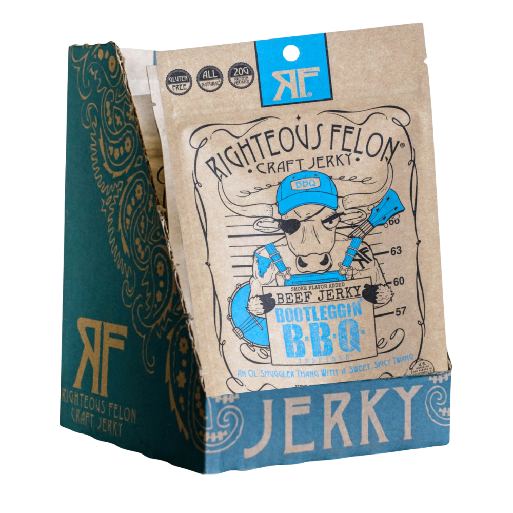 Bootleggin' BBQ Beef Jerky (8-pack) L7