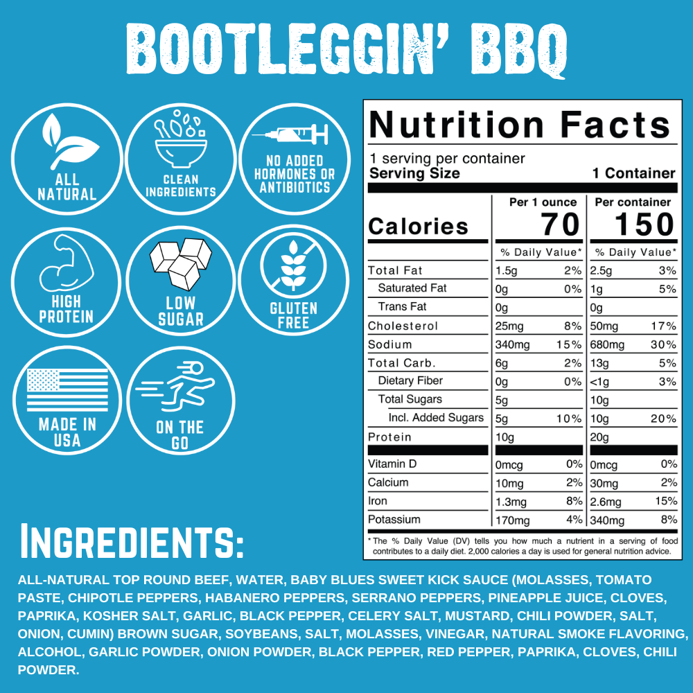 Bootleggin' BBQ Beef Jerky N5