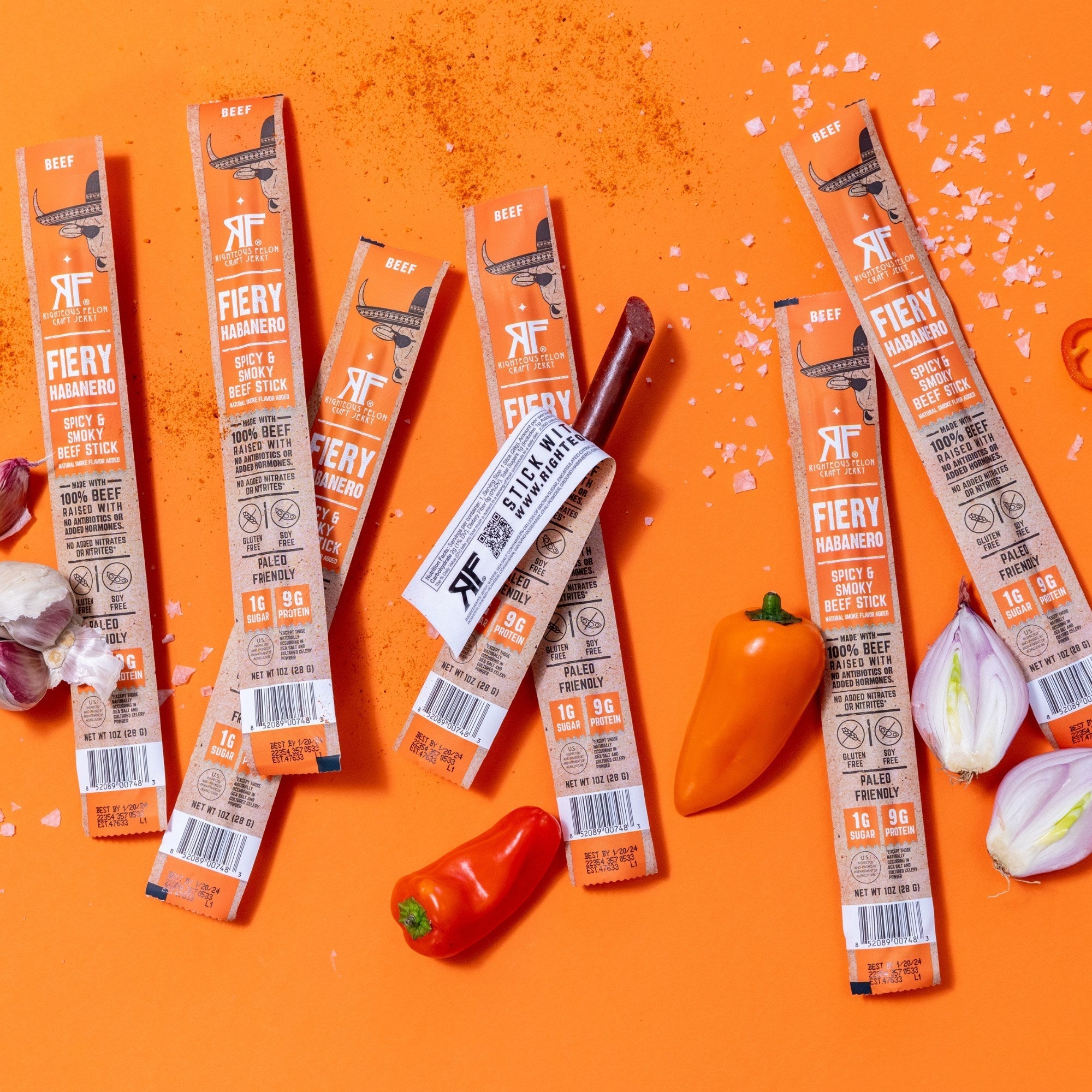 Fiery Habanero Beef Stick (24-Pack) A0