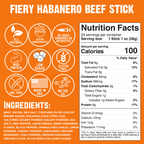 Fiery Habanero Beef Stick (3-Pack) K6