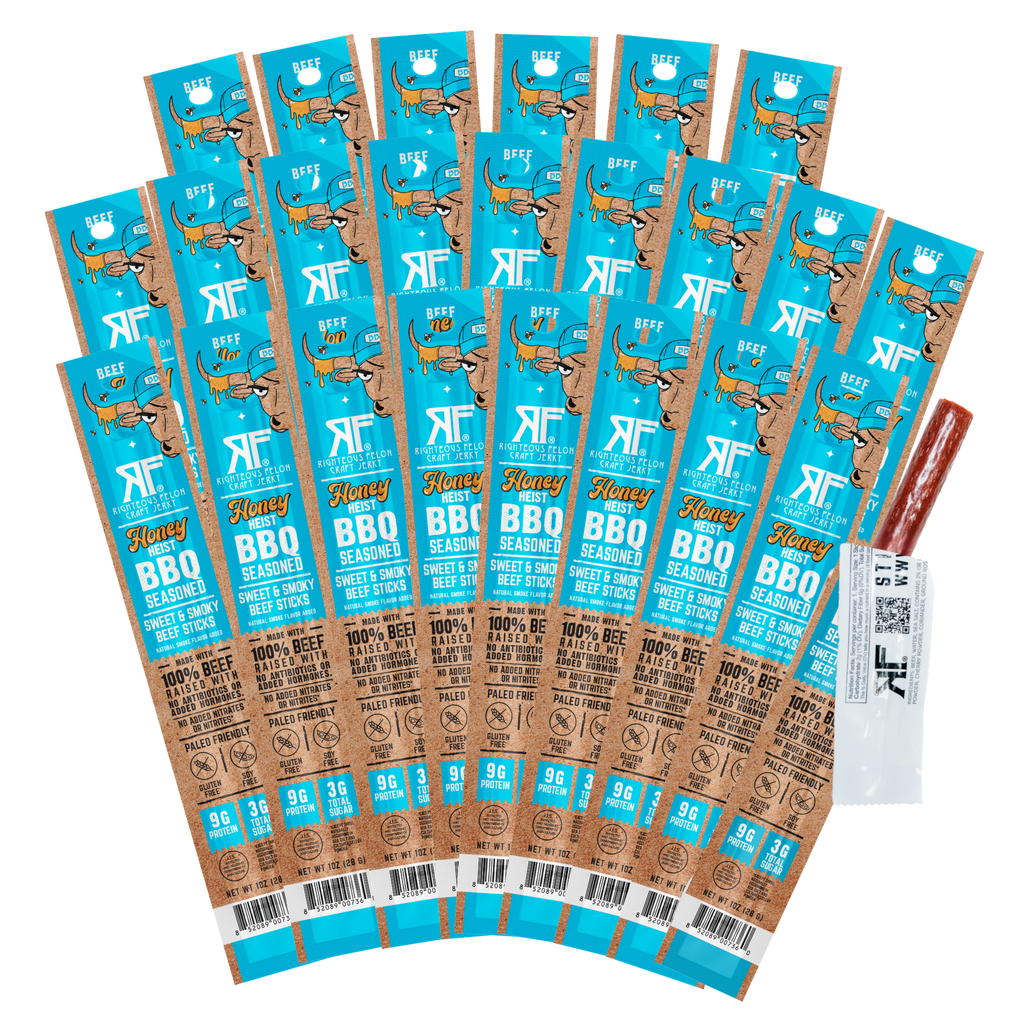 NEW Honey Heist BBQ Beef Stick (24-Pack) F8