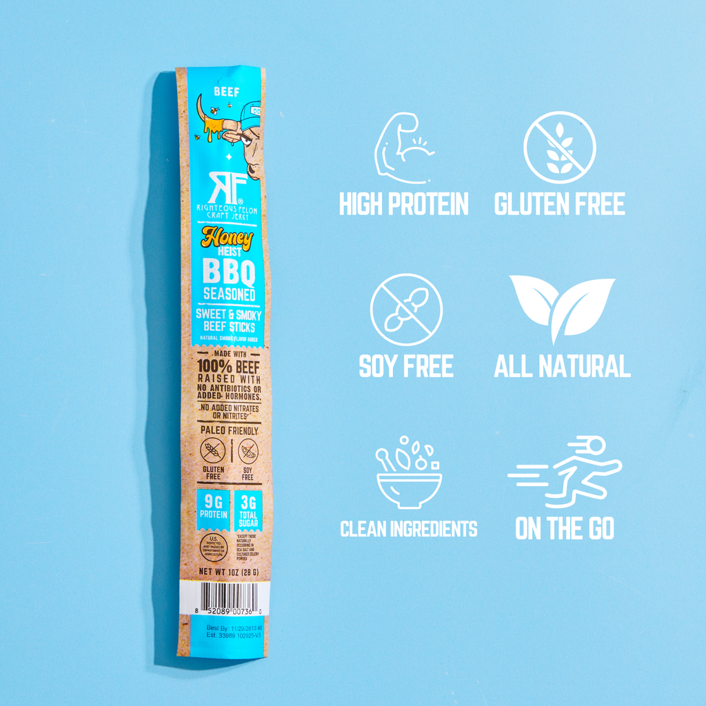 NEW Honey Heist BBQ Beef Stick (10-Pack) A0