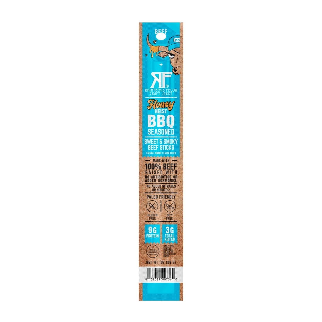 NEW Honey Heist BBQ Beef Stick  (1-Pack) - LIMIT 1 FREE STICK Q8