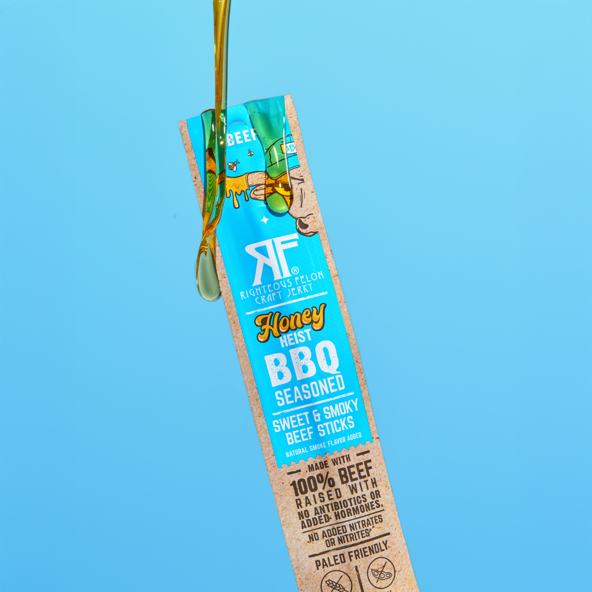 NEW Honey Heist BBQ Beef Stick  (1-Pack) - LIMIT 1 FREE STICK P2
