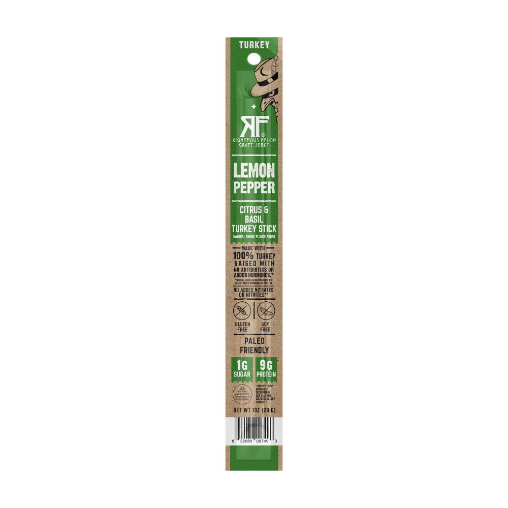 Lemon Pepper Turkey Stick (1-Pack) - LIMIT 1 FREE STICK Y4
