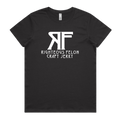 Women's Coal Gray & White Basic T-Shirt E6