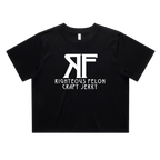 Women's Black & White Classic Crop C4