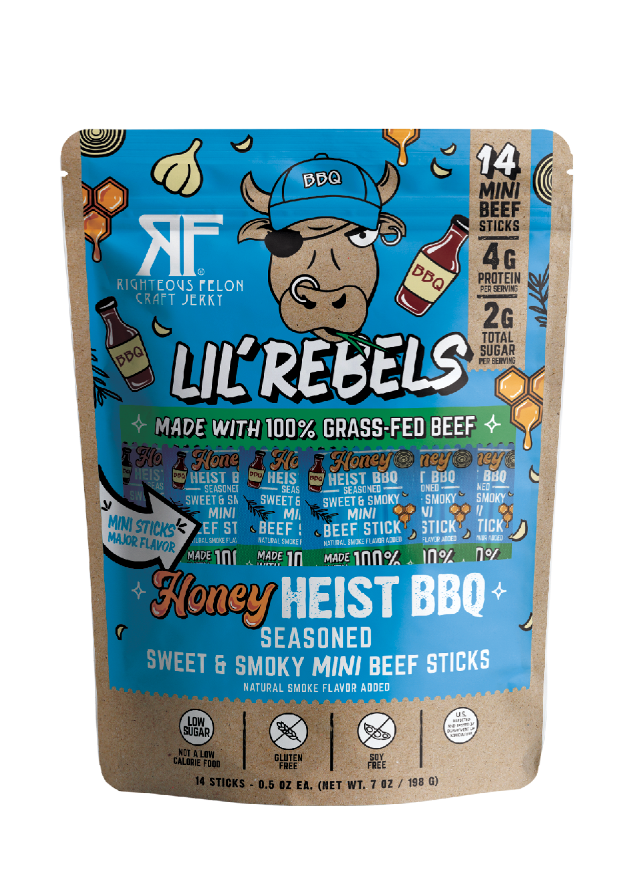 Lil Rebels BBQ Meat Sticks – 14ct G0