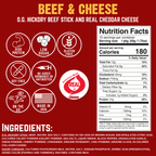 NEW Side-by-Side Beef & Cheese Sticks (10ct Caddy/1.75oz ea) R3