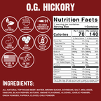 O.G. Hickory Beef Jerky (8-pack) D1
