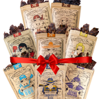 Righteous Felon Premium Beef Jerky Protein Pack | 8 Meat Snacks T0
