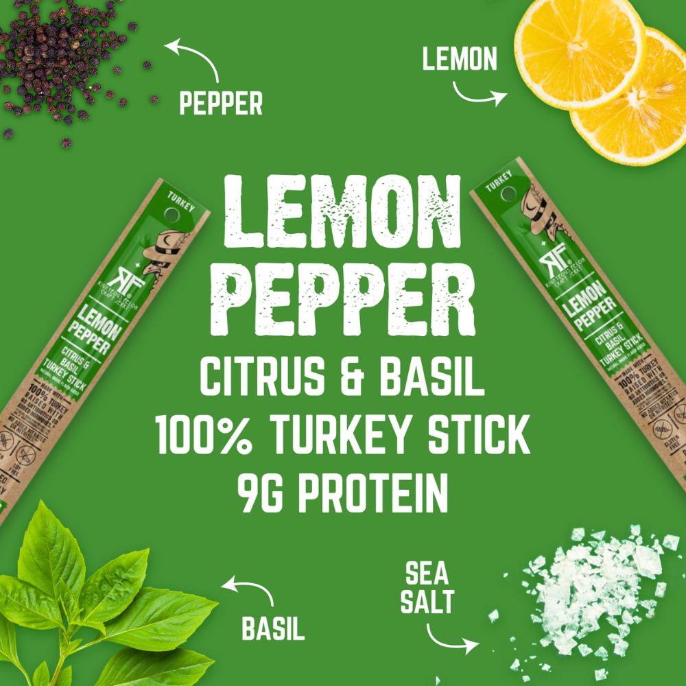 Lemon Pepper Turkey Stick (10-Pack) O1