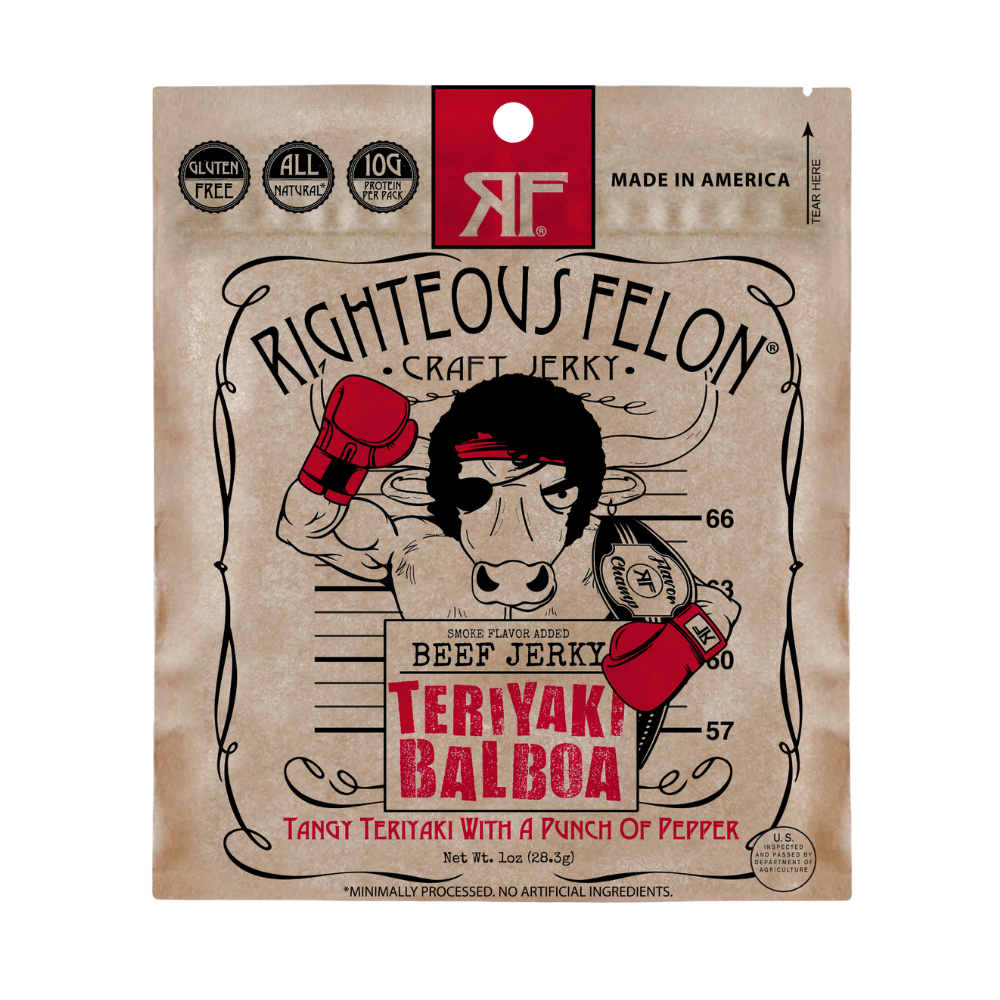 Teriyaki Balboa Beef Jerky 1oz (16ct) E5