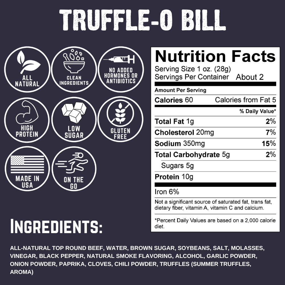 Truffle-O Bill Beef Jerky (8-pack) V0