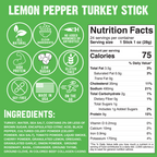 Lemon Pepper Turkey Stick (3-Pack) N8