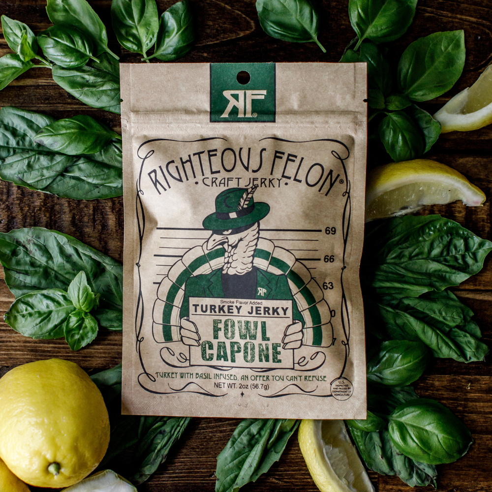 Fowl Capone Turkey Jerky (8-pack) T9