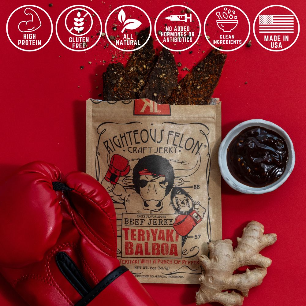 Teriyaki Balboa Beef Jerky (8-pack) I2