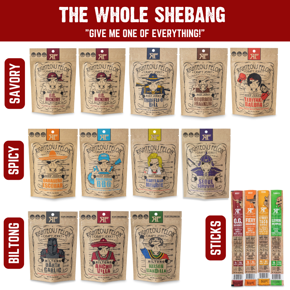 The Whole Shebang Craft Jerky Gift Bundle K5