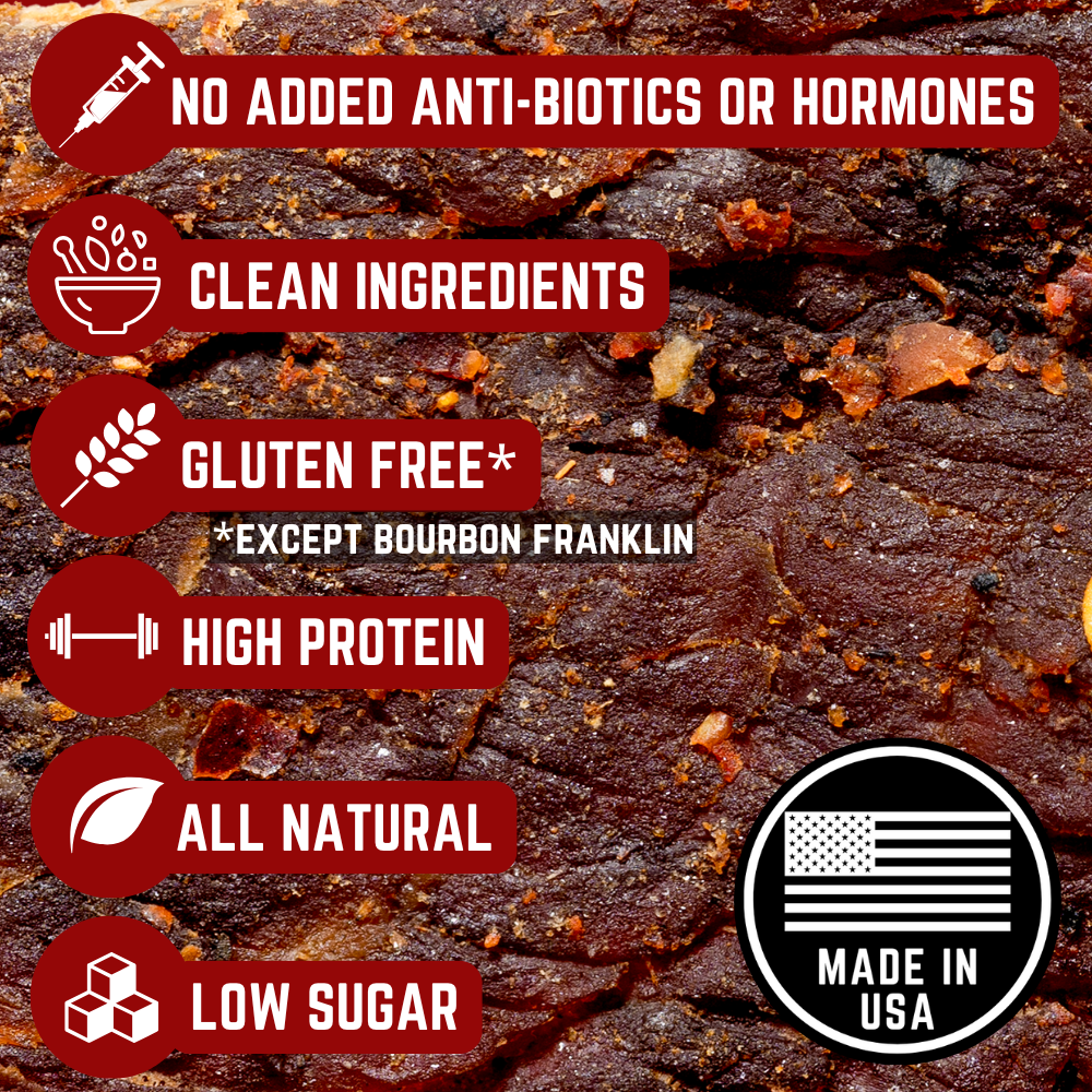 Righteous Sampler Beef Jerky & Meat Sticks (12-Pack) I5
