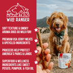 Wild Ranger Beef & Superfoods Jerky Dog Treats (8oz) U3