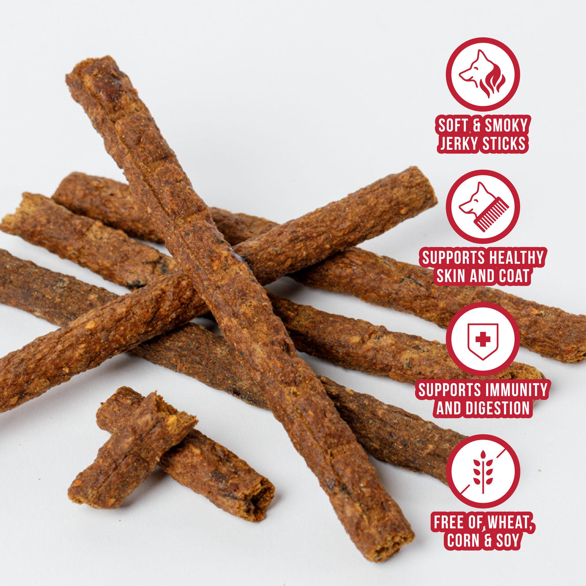 Wild Ranger Beef & Superfoods Jerky Dog Treats (8oz) C0