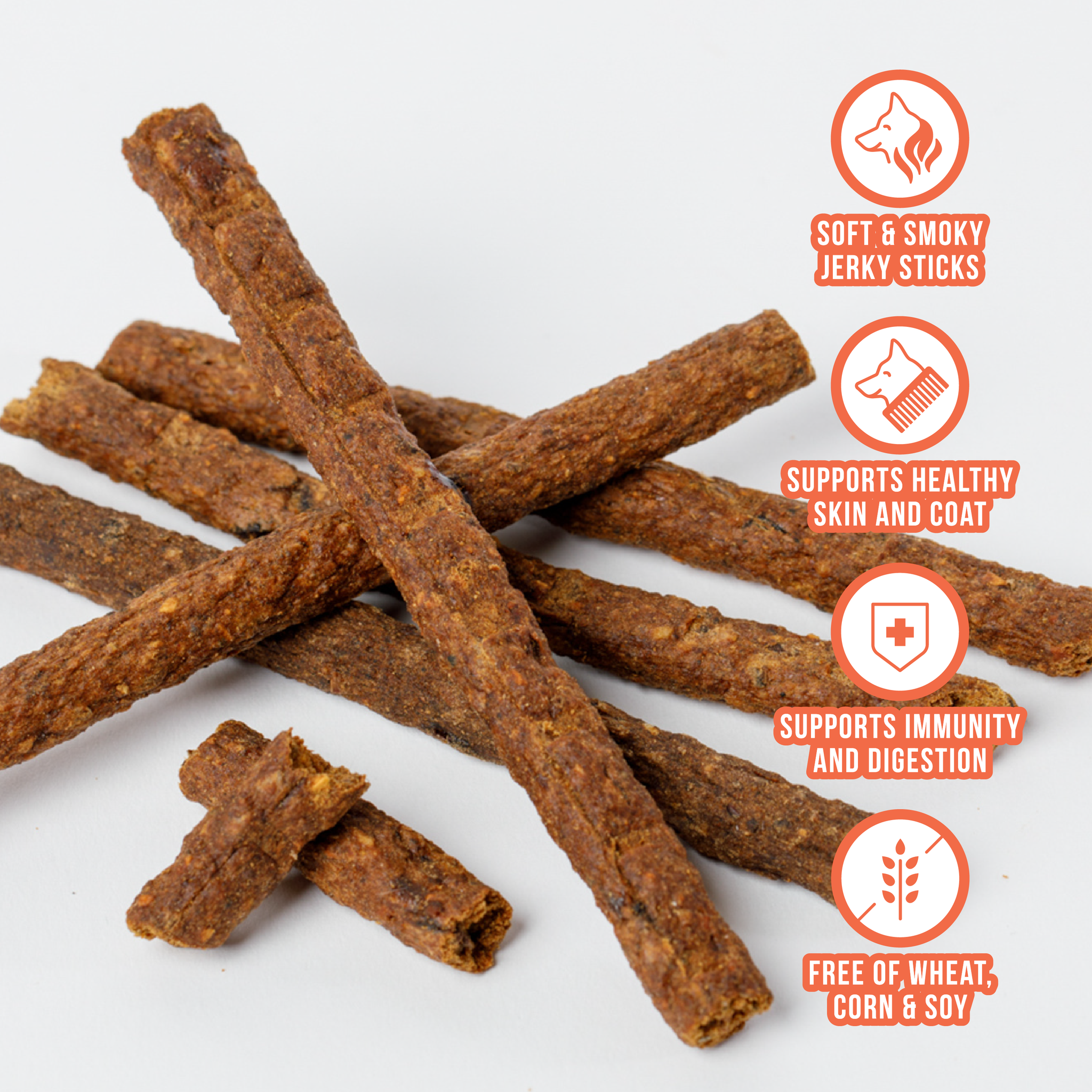 Wild Ranger Chicken & Superfoods Jerky Dog Treats (8oz) I8