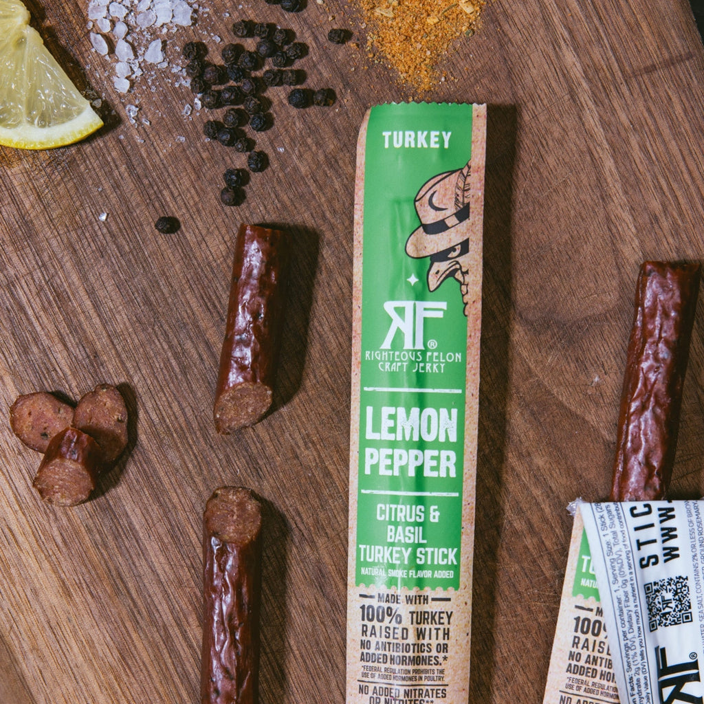 Lemon Pepper Turkey Stick (1-Pack) - LIMIT 1 FREE STICK Y4